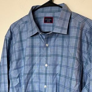Untuckit Mens Long Sleeve Button Up 100% Cotton XXL